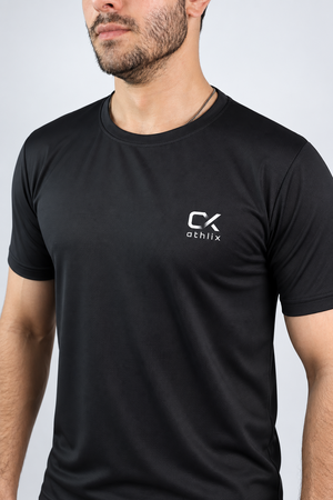 Athlix Premium Dry-Fit Performance T-Shirt - Black - image 3