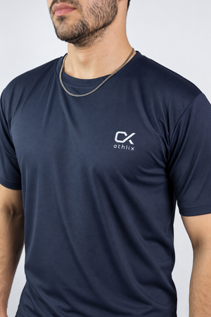 Athlix Premium Dry-Fit Performance T-Shirt - Navy - image 3