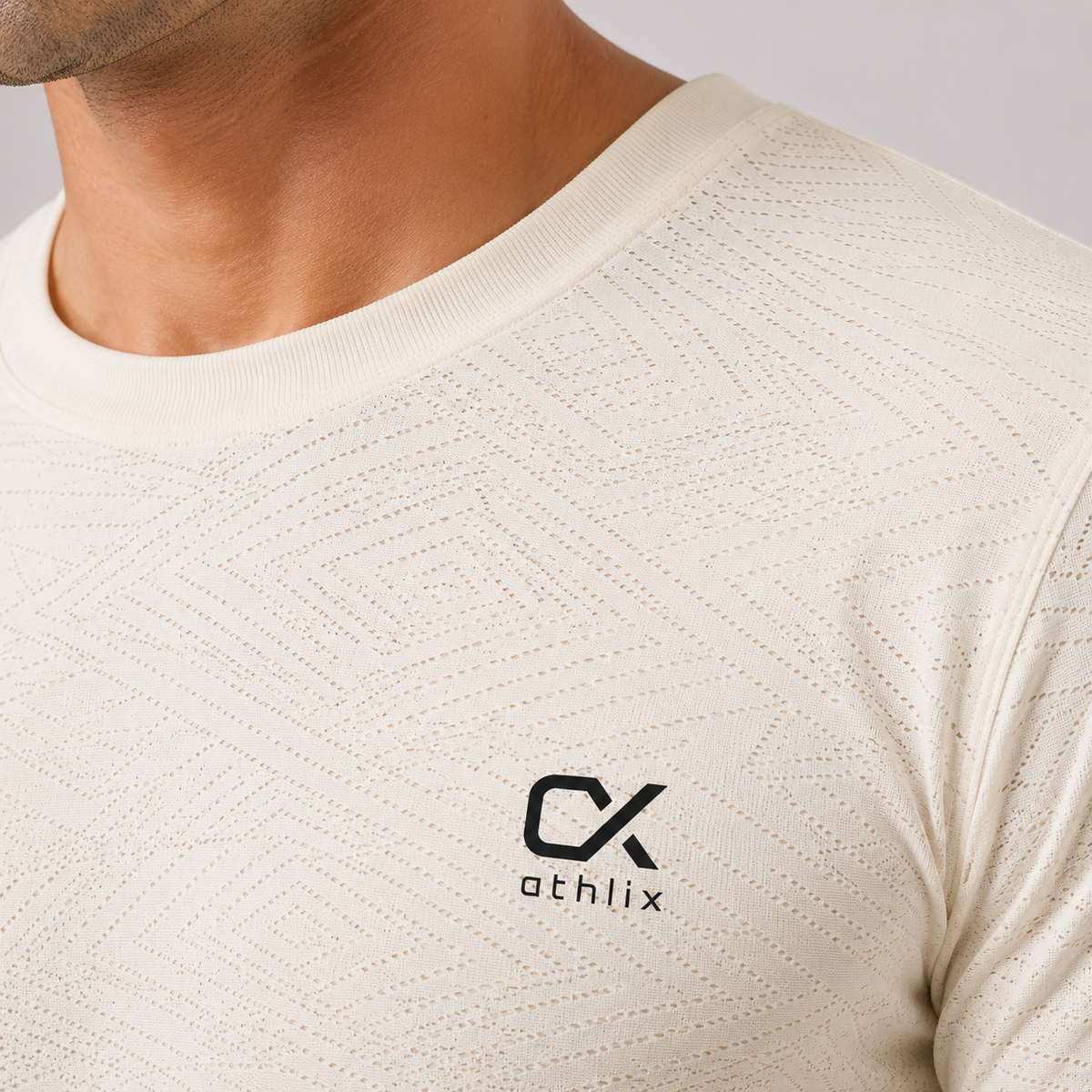 Diamond Eyelet Performance Tee