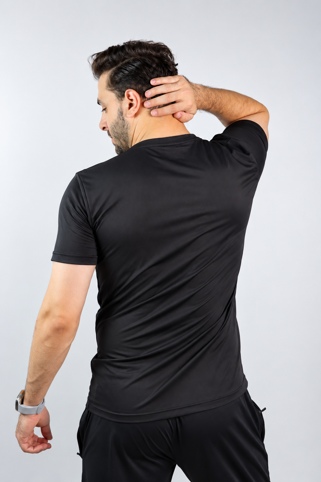 Athlix Premium Dry-Fit Performance T-Shirt - Black - image 2