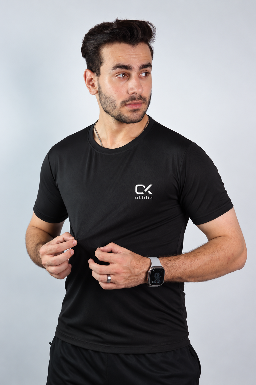 Athlix Premium Dry-Fit Performance T-Shirt - Black - image 1