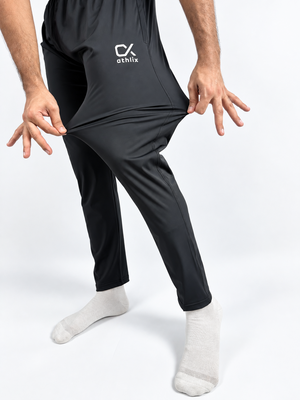 Athlix Premium Dry-Fit Trouser Black 4-way stretch