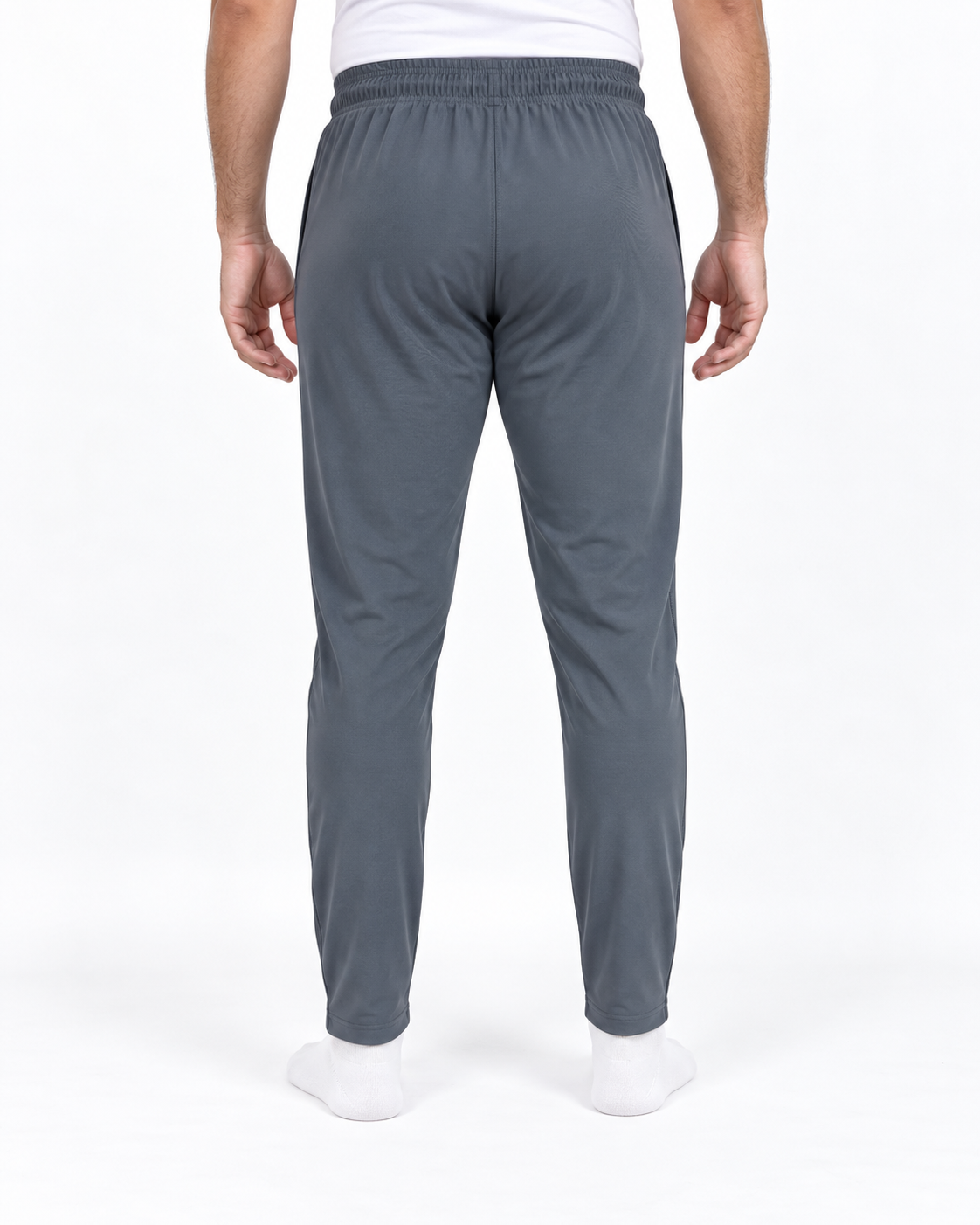 Athlix Premium Dry-Fit Trouser Charcoal Grey back view