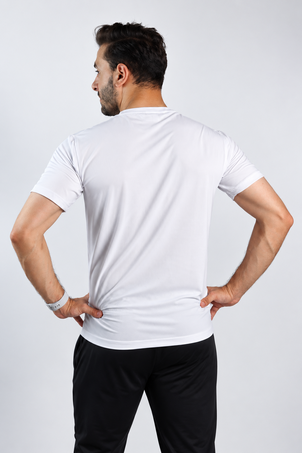 Athlix Premium Dry-Fit Performance T-Shirt - White - image 2